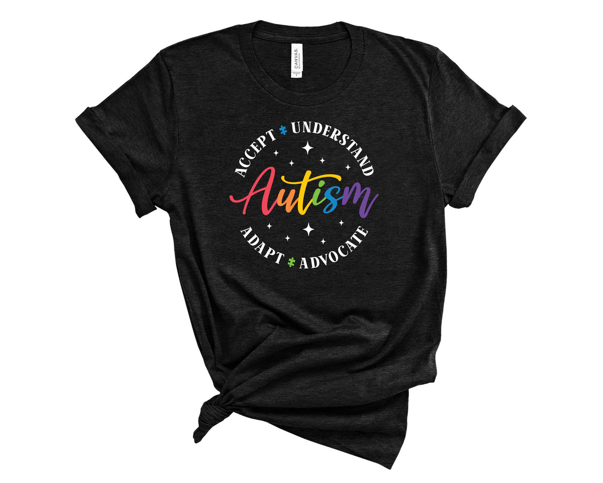 Autism Accept Understand- white - Transfer