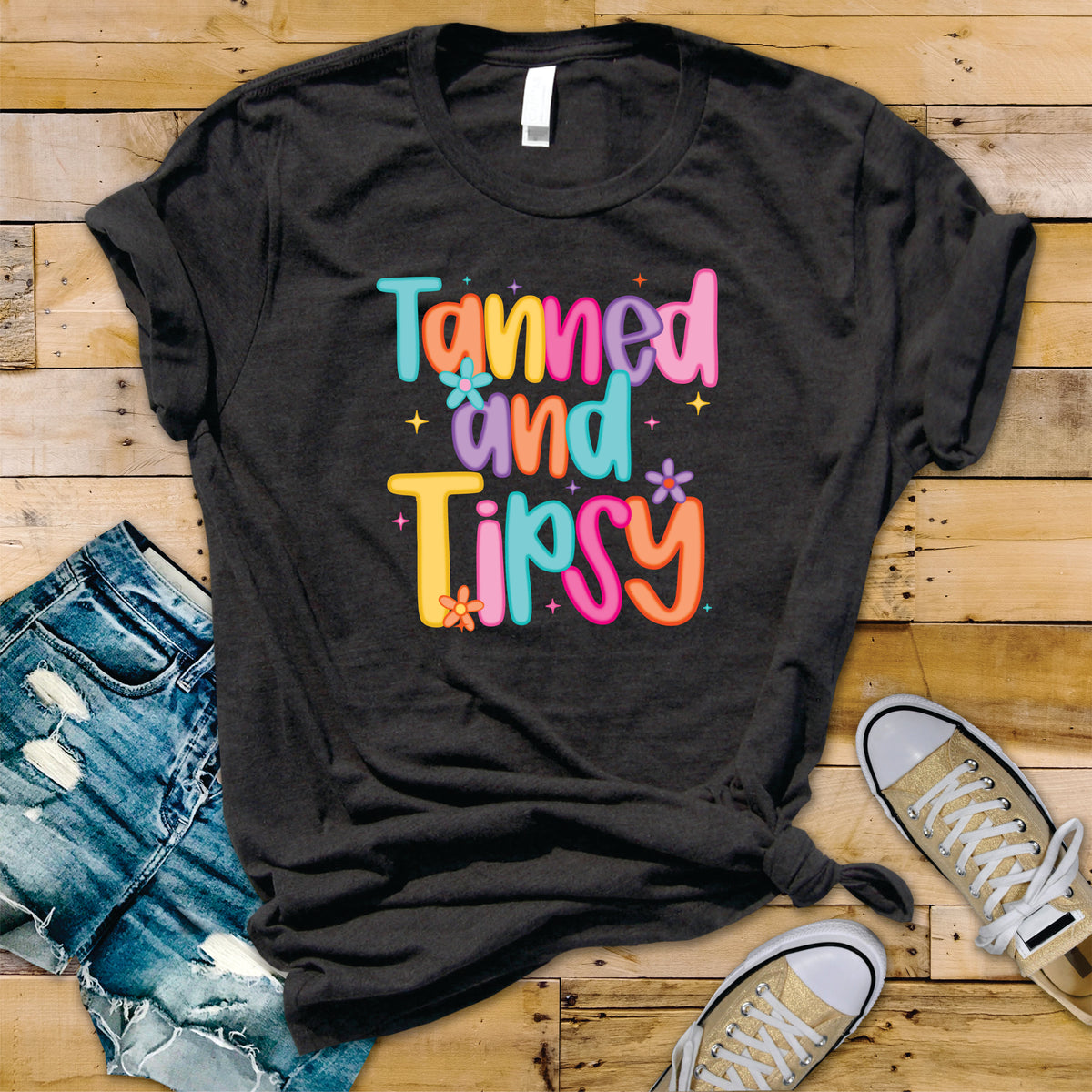 Bright Tanned & Tipsy - Transfer