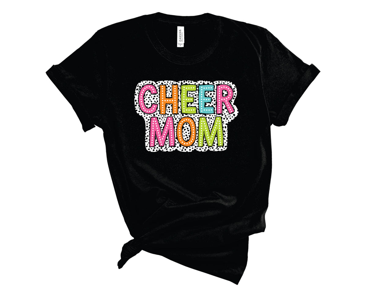 Cheer Mom Dalmation Dots - Transfer