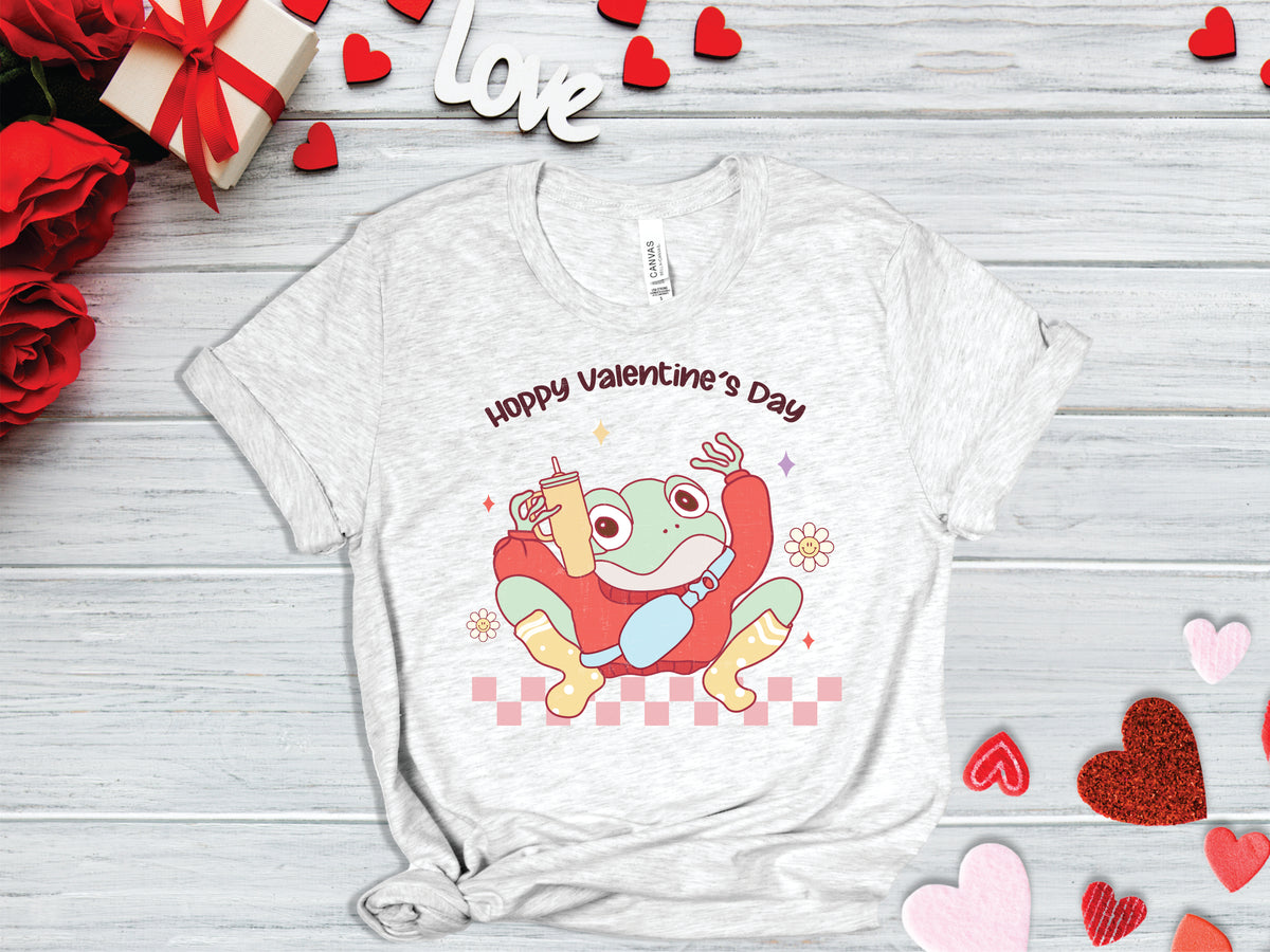 Hoppy Valentine's Day Frog - Transfer