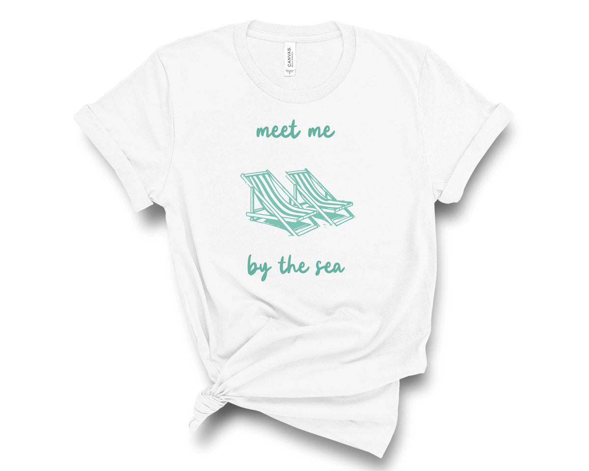 Meet Me By The Sea (teal) - Transfer