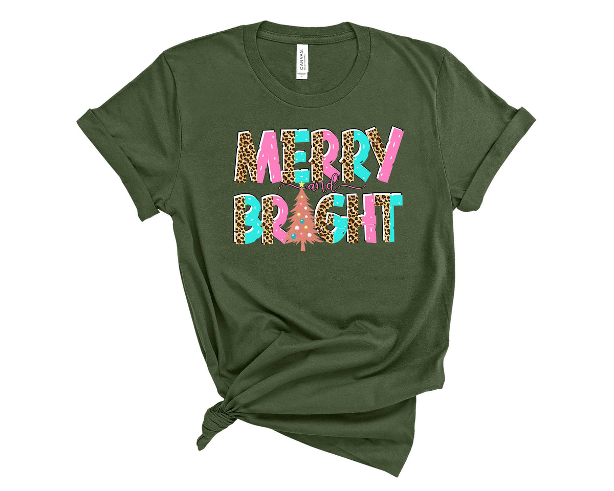 Merry & Bright Half Leopard - Transfer