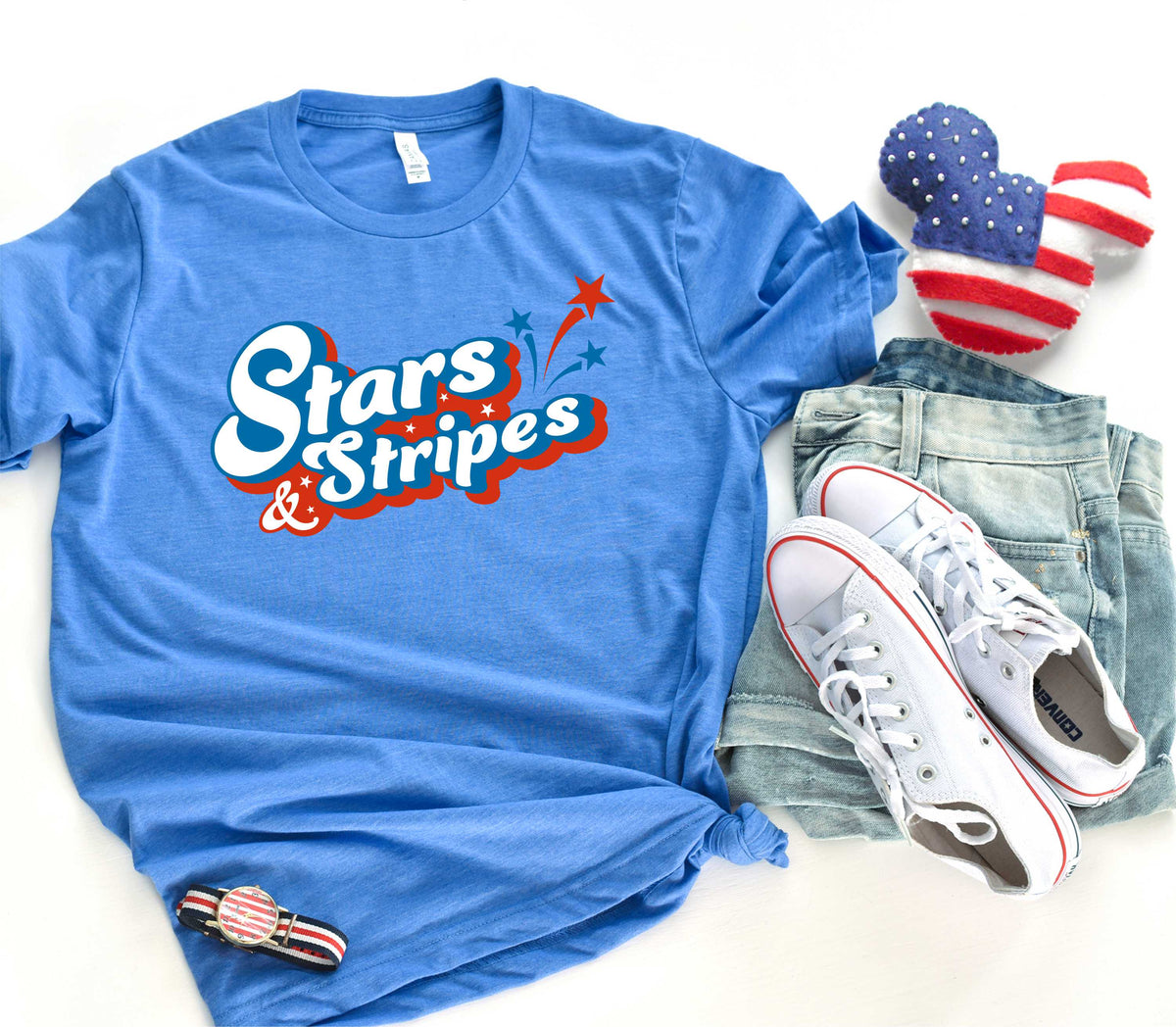 Stars and Stripes Retro - Transfer