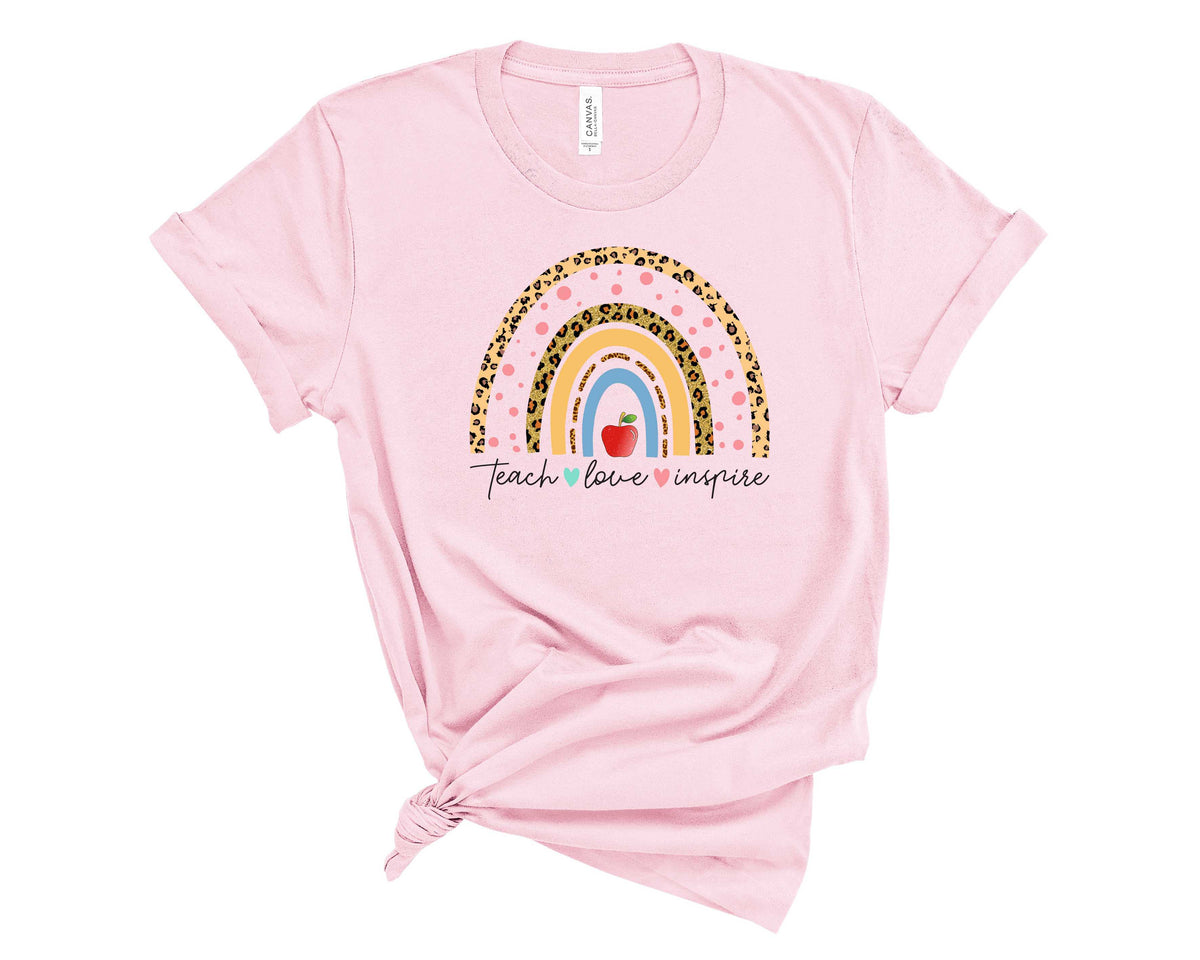 Teach love inspire rainbow - Transfer