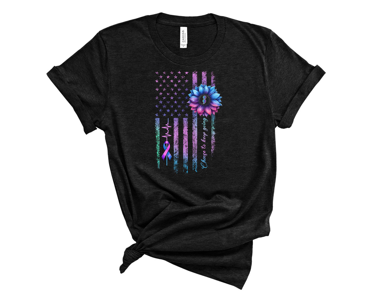 Choose To Keep Going Flag - Transfer