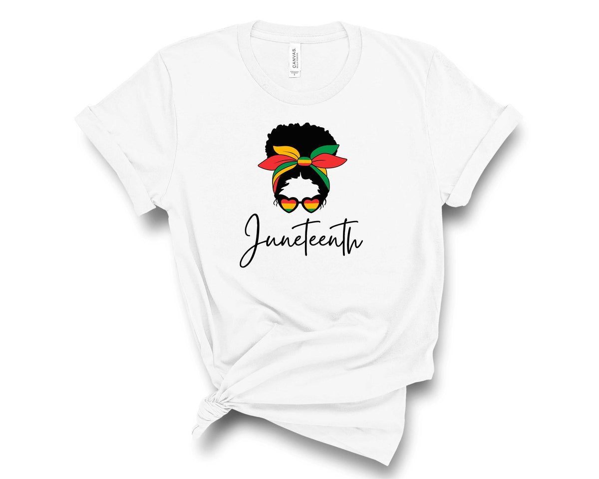 Juneteenth Lady With Glasses - Transfer