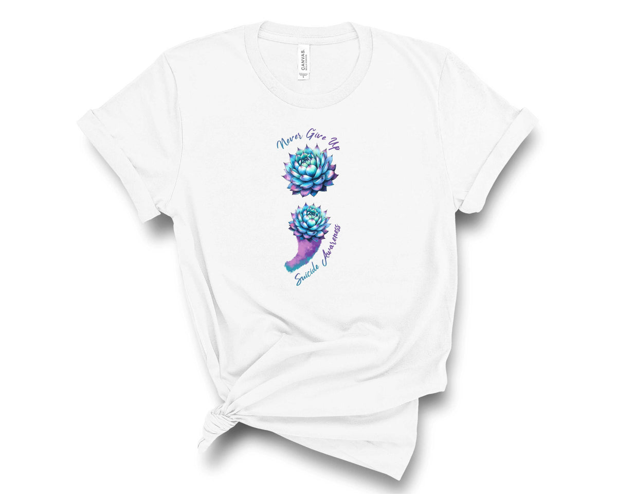 Never Give Up Semi Colon - Transfer