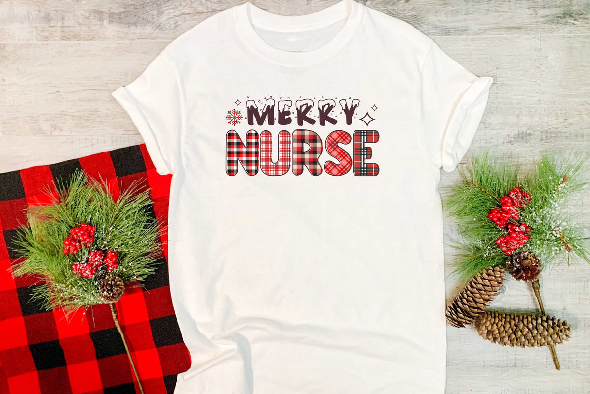 Plaid Merry Nurse - Transfer