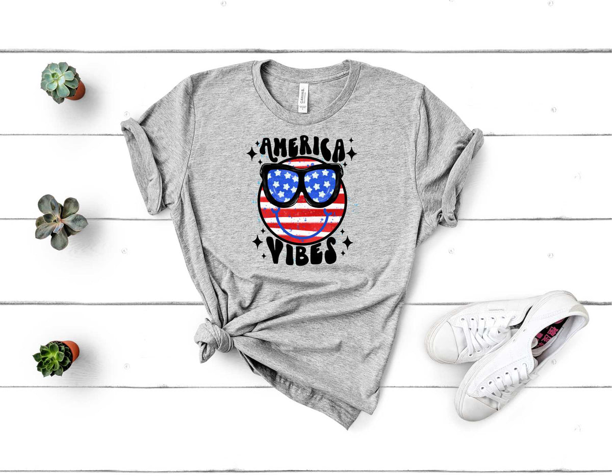America Vibes Smiley - Transfer
