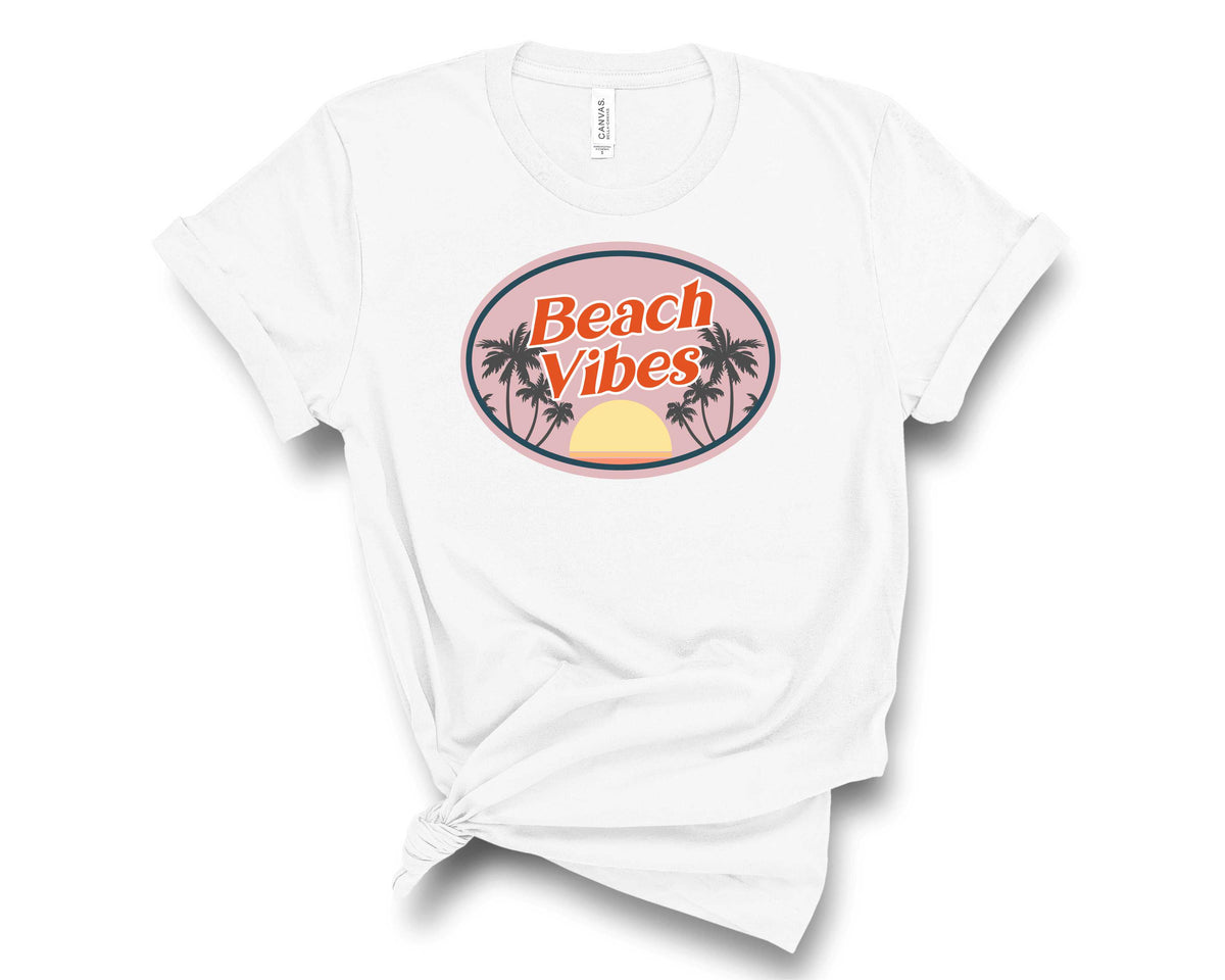 Beach Vibes Oval - Transfer