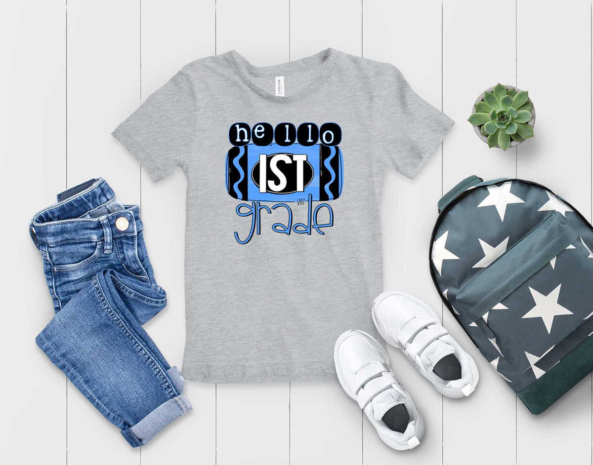 Blue Hello 1st Grade - Transfer
