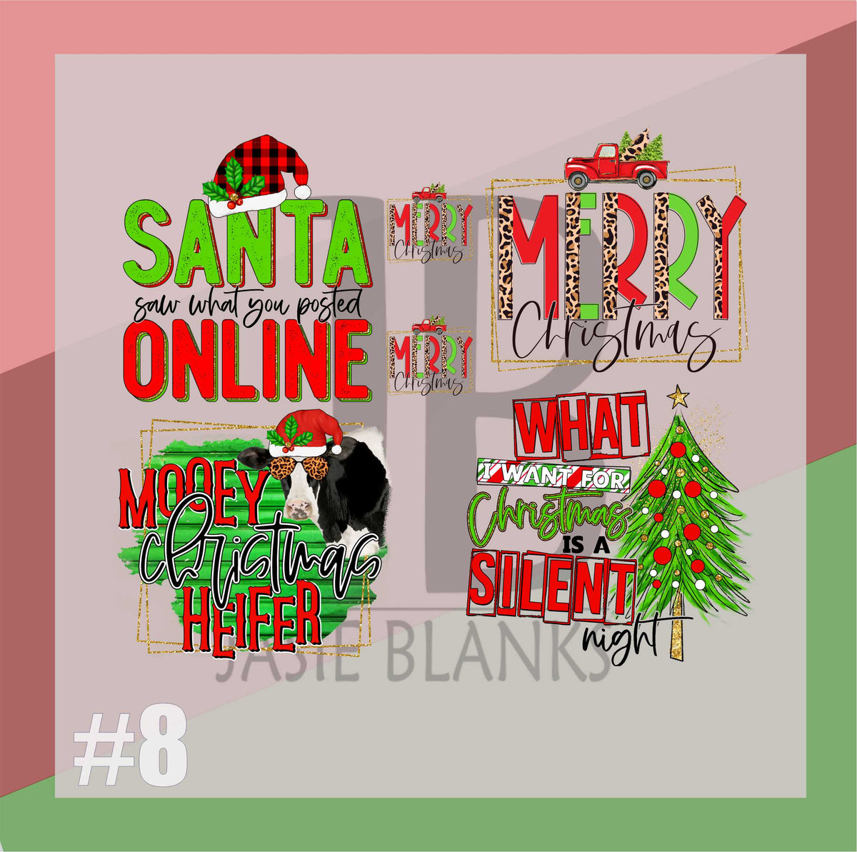 Christmas Gang Sheet #8