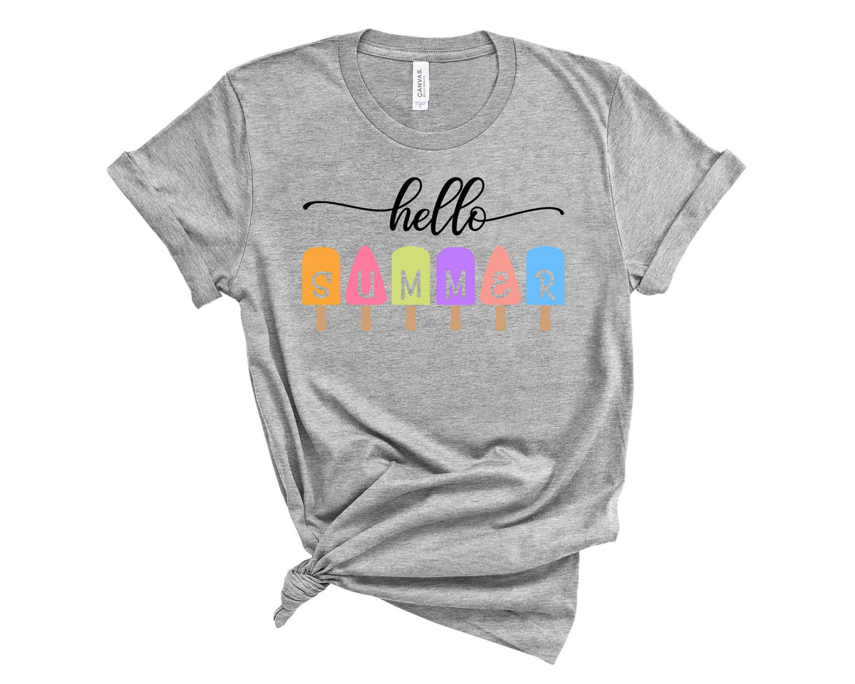 Hello Summer Popsicle - Transfer