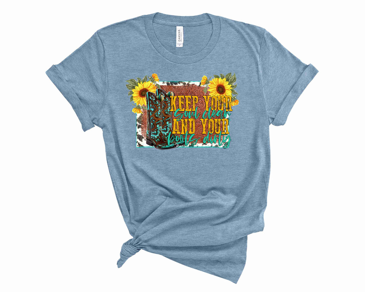 Keep your soul clear and your boots dirty - Transfer