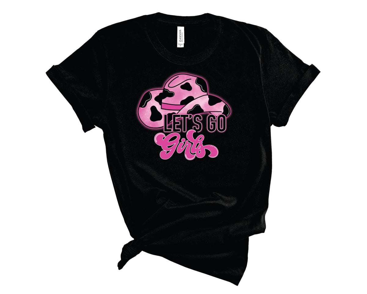 Let's Go Girls Neon Pink - Transfer