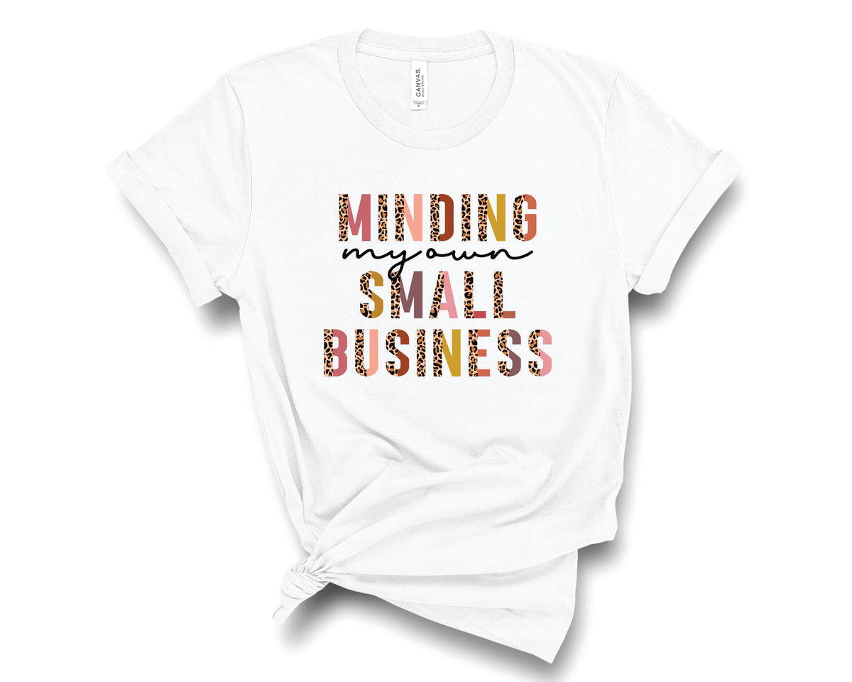 Minding My Small Business Half Leopard - Transfer