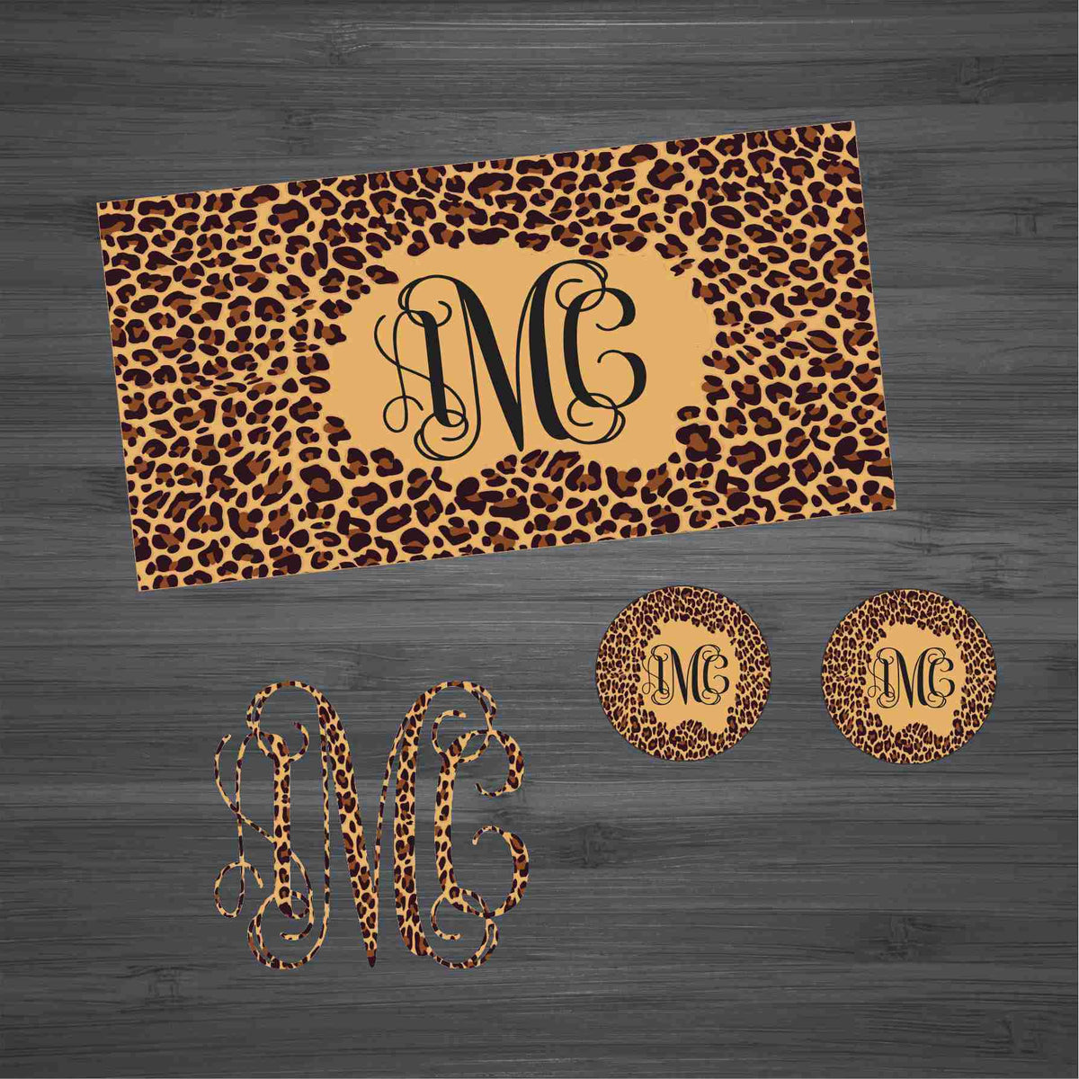 Small Cheetah Print Car Kit
