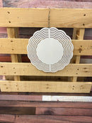 Sublimation Wind Spinner- Scalloped Round