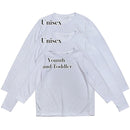 Polyester Long Sleeve T-Shirt - White