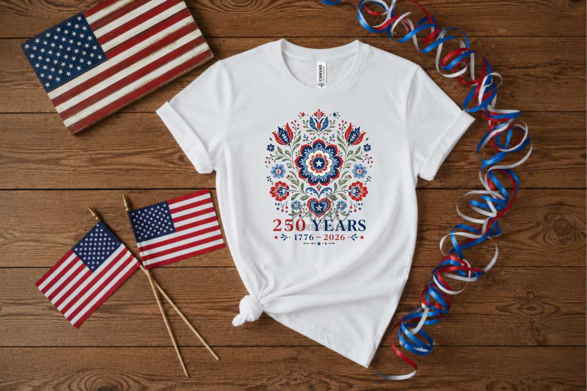 250 Years Floral - Transfer