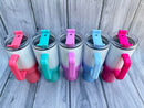 40oz Ombre Shimmer Sublimation Tumbler