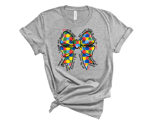 Autism Bow - Transfer
