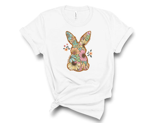 BOHO Floral Bunny - Transfer