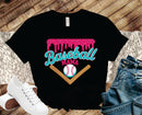 Baseball Mama Pink Ice Cream Drip - Transfer