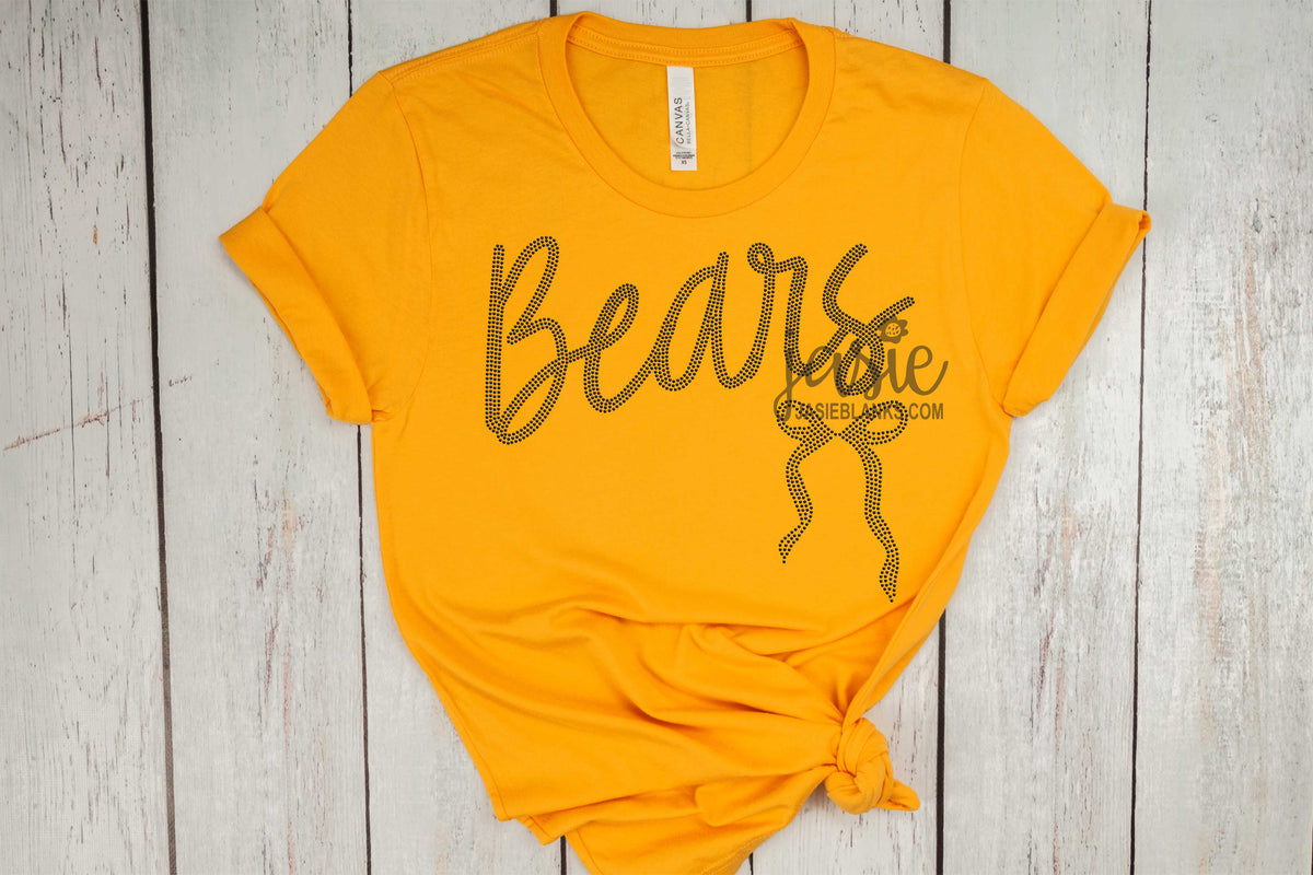 Mascot with Bow - Bears - SPANGLE