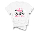 Birthday Princess with Crown-black - Transfer