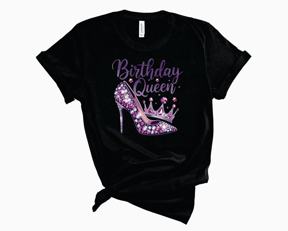 Birthday Queen Purple Rhinestone - Transfer