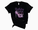 Birthday Queen Purple Rhinestone - Transfer