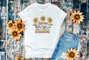 Bloom Where You Are Planted- Sunflowers Retro- Transfer