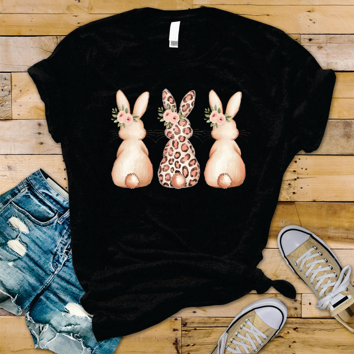 Blush Leopard Bunny - Transfer