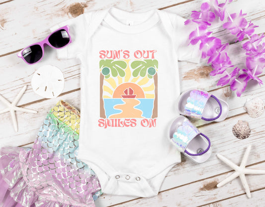 Boho Beach Sun's Out, Smiles On - Transfer