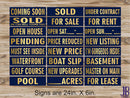 Real Estate Riders - NAVY & GOLD - DOUBLE SIDED