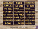 Real Estate Riders - PURPLE & GOLD - DOUBLE SIDED