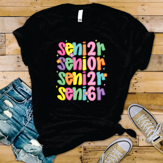 Bright Floral Senior 2026 Stacked- Transfer
