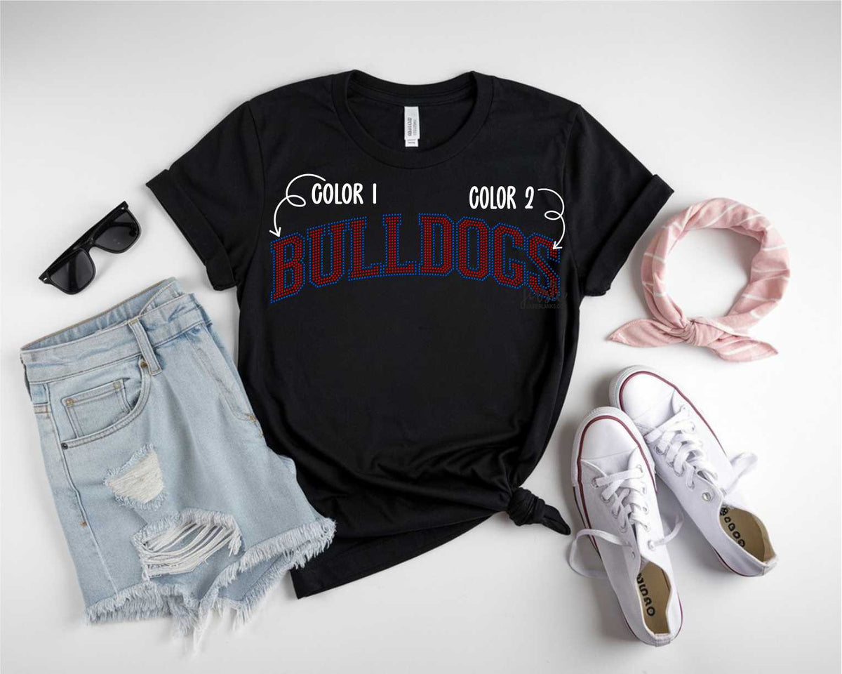 Mascot Arched - Bulldogs - SPANGLE