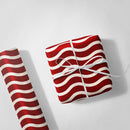 Burgundy Swirls Wrapping Paper