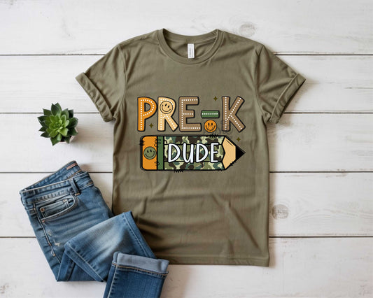 Camo Pencil Dude Grade - Transfer