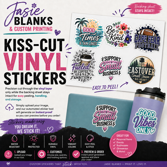 Kiss-Cut Stickers Vinyl Sticker