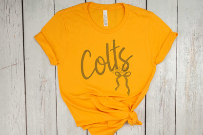 Mascot with Bow - Colts- SPANGLE