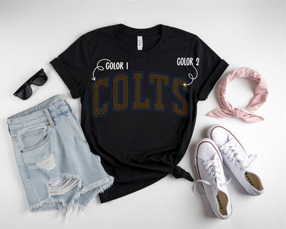 Mascot Arched - Colts - SPANGLE