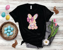 Coquette Bright Brushstroke Bunny - Transfer
