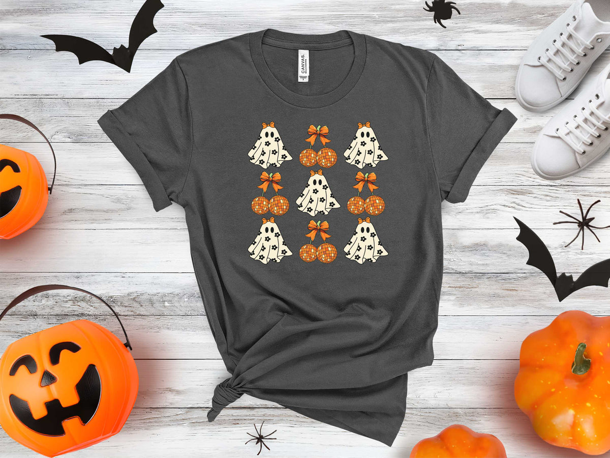 Coquette Ghost Disco Cherry Orange Bow- Transfer