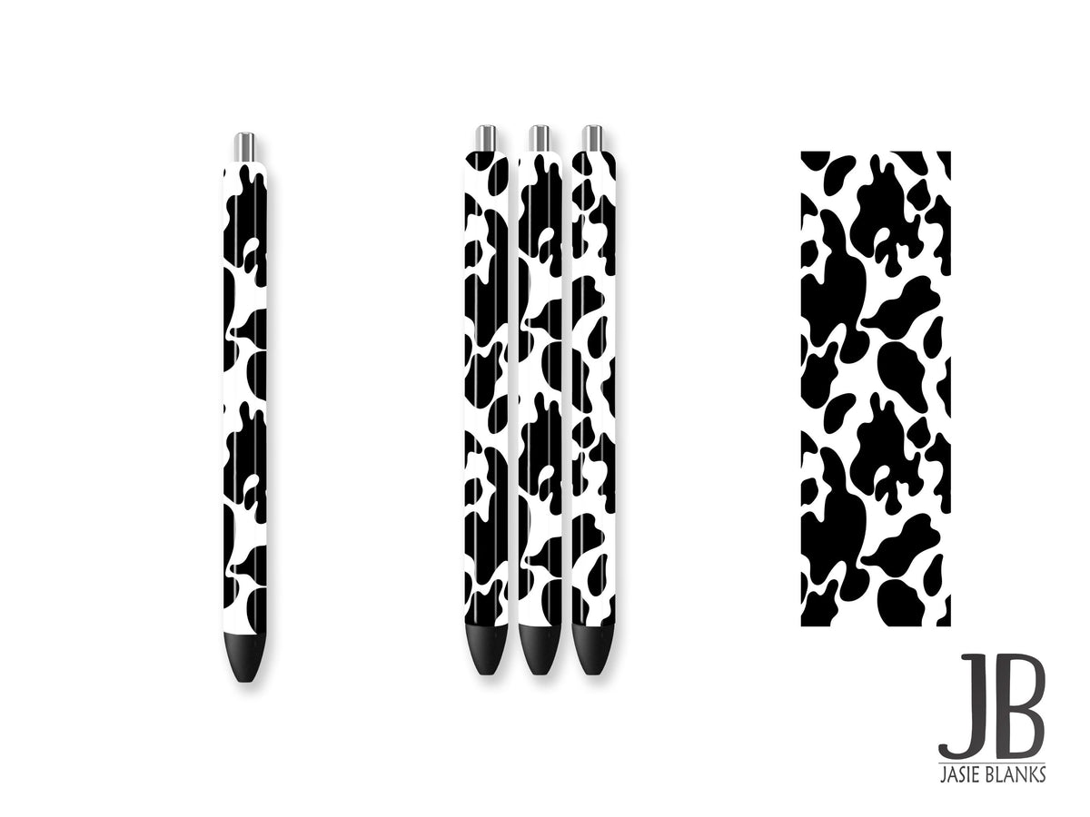 Pen Wrap-Cow Print