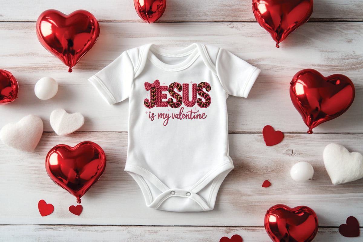 Crochet Jesus Is My Valentine - Transfer