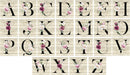 Floral Alphabet Mouse Pad