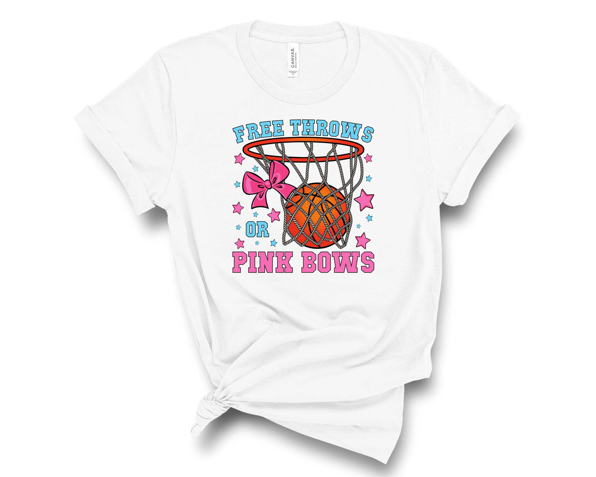 Free Throws Or Pink Bows - Transfer